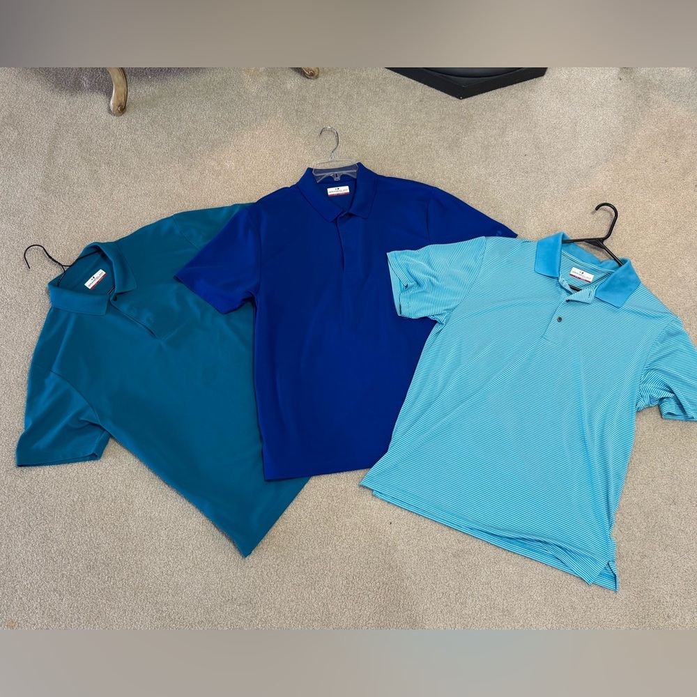 Lot of Men’s (3) Grand Slam Polo sShirts size L
